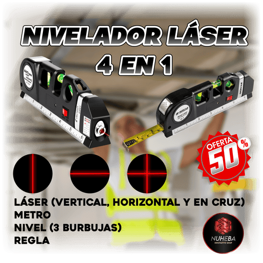 NIVELADOR LÁSER 4 EN 1