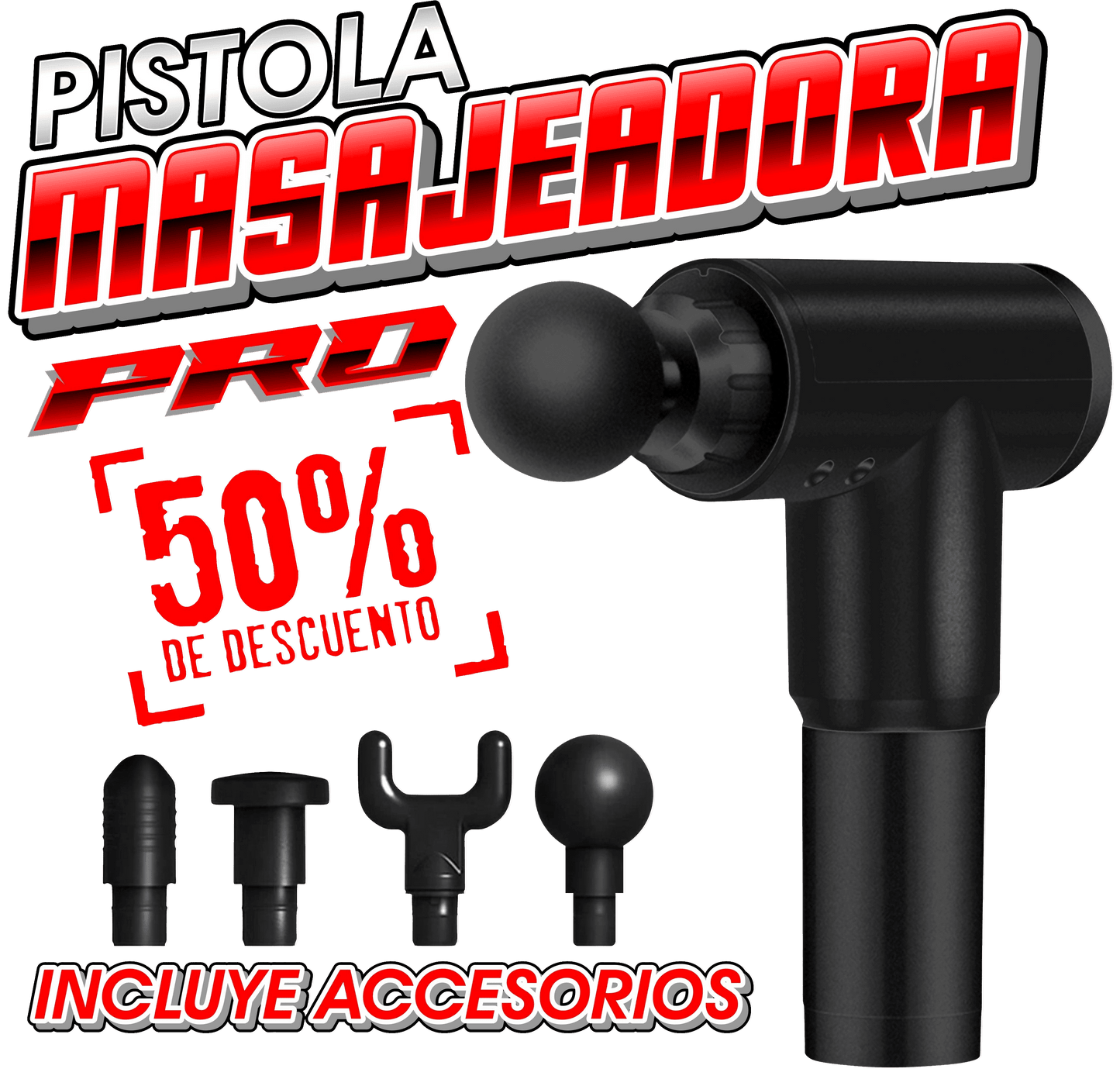 Pistola Masajeadora PRO