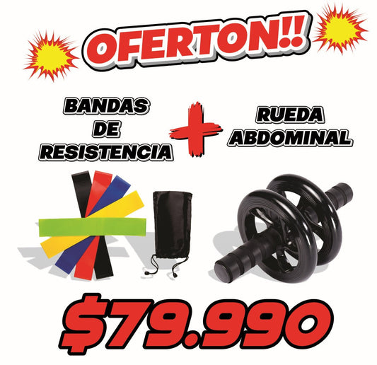 RUEDA ABDOMEN + BANDAS